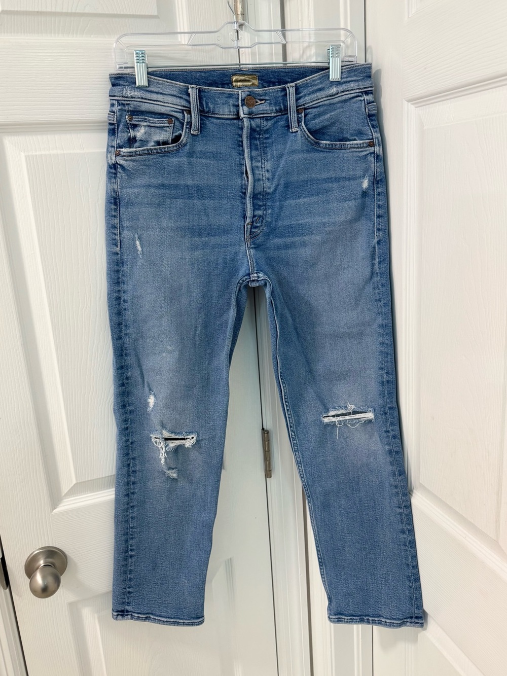 Mother jean the tomcat in play like a pirate straight leg distressed size 31
